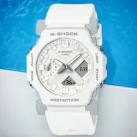 在飛比找PChome24h購物優惠-CASIO 卡西歐 G-SHOCK 極簡纖薄小巧雙顯手錶-白