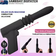 Sex Machine Auto Thrusting Dildo Vibrator Telescopic GSpot Anal Adult Sex Toy