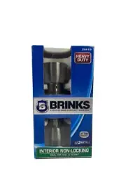 Brinks Satin Nickel Finish Interior Non-Locking Passage Tulip Doorknob
