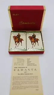 Arrco Canasta Seaforth Highlanders Duratone Plastic Coated 2 Deck Playing Cards