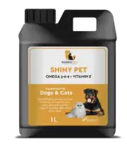 Runaway Pets | Shiny Pet | Omega 3-6-9 + Vitamin E | 1 litre