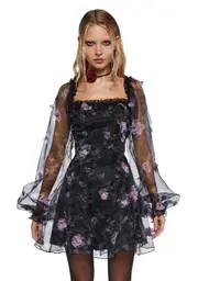 [Sugar Thrillz] Multiple Proposals Mini Dress - Black