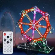 MiOYOOW SMD DIY Ferris Wheel Model Colorful LED Lights SMT Soldering Practice...