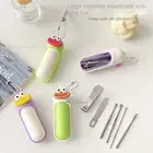 Manicure Tool Mini Nail File Chain Pendant Cartoon Nail Sanding Outdoor
