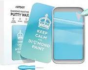 ARTDOT Enduring Stickiness Putty Wax for Diamond Art Kits for Adults,Strong Stickiness Clay Glue with Slide Storage Box for Diamond Painting Accessories and Tools