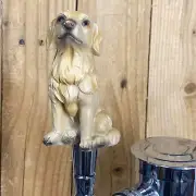 Yellow Lab Dog Mini Beer Keg Tap Handle Labrador Retriever