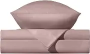 Miracle Made® Luxe Thermoregulating Pillow Cases - 2 Pack Rosewood, Standard- Miracle Clean & Coo Cotton - Silver-Infused 300-Thread-Count Ultra-Breathable Protector