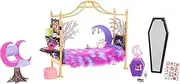Monster High Toys, Clawdeen Wolf Bedroom Playset with Accessories and Sticker Sheet, Furniture and Décor