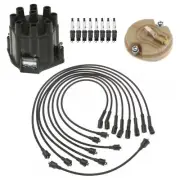 ACDelco Ignition Kit Distributor Rotor Cap Wire Spark Plugs For GMC Sprint 6.6L
