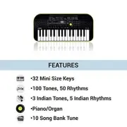 Black & Green Casio SA-46 Mini Keyboard Mini Keyboard 32