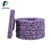 5pcs 4" Poly Strip Disc Wheel Paint Rust Removal Clean For Angle Grinder Tool