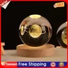 Crystal Ball Lamp Table Lamps Creative Luminous Crystal Ball for Bedroom Decor A