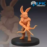 Bunny Ranger Epic Miniatures Monster RPG D&D Pathfinder 3D Print