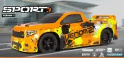 HPI Sport 3 Venom 2 T-10 Racing and Drift RC Pick Up Truck (Inc 2 Sets Wheels)