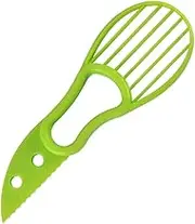 Avocado Slicer 3 in 1 Avocado Cutter Multi Tool Peeler Pitter and Slicer Green