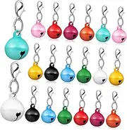 20 Pcs The Bell Pet Collar Necklace Bell Dog Accessories Bell for Dog to Wear Pet Collars Cat Puppy Collar Bells Pet Collar Bell Ring Doorbell Bell Pet Dog Bells Dog Collars Copper