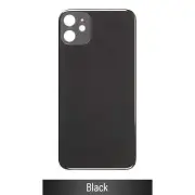 Red Rear Glass Replacement for iPhone 11 (NO LOGO)-Black