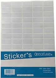700 Self Adhesive Labels Stickers White Blank School Office Tag 38mm x 18m