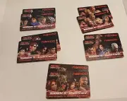 Tekken 5 arcade game data cards new 2 sets of 5 designs. (10 total cards)