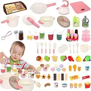 Gupcaqosjw Kitchen Toys - Preschool Learning Activities Game | Interactive Learning Play Kitchen Toys Pretend Food Set for Kids Indoor Outdoor Classroom Daycare Playroom