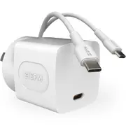 EFM 35W Single Port Wall Charger w/ Type-C Cable For Samsung Galaxy A32 White