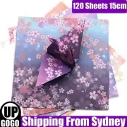 120Sheets Mixed Colours Origami Square Paper Craft Folding 15x15cm 4 Mixed Color