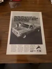 1976 GMC Pickup Print Ad: Indy 500 Official Truck 8x11