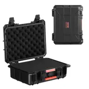 0.56 Cu.ft Weatherproof Hard Case with Handle Clips Padlock Holes PU Foam