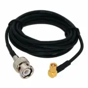 BNC to Subvis 90° M/M RG174 Cable 1~10M For Accelerometer Transducer