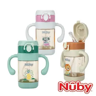 【Nuby】Nuby PPSU學飲杯_粗吸管_300ml(3款可選)