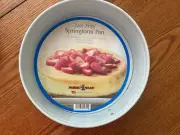 Nordic Ware Springform Pan 9” Blue, Vintage Non Stick White Interior