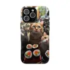 Japan Cats Sushi Rolls - Phone Cover Case for iPhone 16 15 14 13 12 11