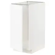 METOD base cab f sink/waste sorting, white Enköping/white wood effect, 40x60x80 cm