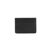 [Gucci] Gucci-Black Leather Card Case-Donna OS OS