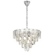 Telbix Valerie 50 Crystal Chandelier Chrome