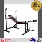 FILA Adjustable Weight Bench Workout Weight Loss Muscle Red-Black Train AU STOCK