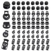 150 Pcs Plastic Cord Locks for Drawstring Paracord Clothing Shoelaces Bags
