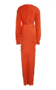 [Christopher Esber] Vivenda Drape Front L/S Dress
