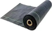 Weed Barrier Fabric, PE Material Weed Barrier Landscape Fabric Moisturizing Biodegradable Weed Barrier Black Mulch for Landscaping (Size : 1x100m)