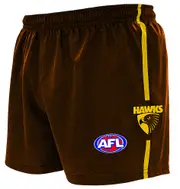 Hawthorn Hawks AFL Replica Football Shorts - Adults