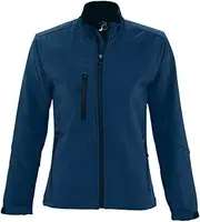 [SOL'S] SOLS Womens/Ladies Roxy Soft Shell Jacket (Breathable, Windproof And Water Resistant) (UK Size: L) (Abyss Blue)
