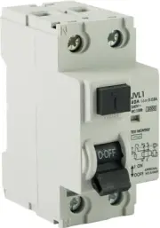 RCD - 2 Pole 40A Residual Current Device Din Rail Mount