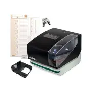 uPunch Digital Time Clock and Date Stamp with 50 Time Cards, 1 Ribbon & 2 Key...