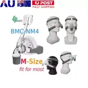 BMC-NM4 Nasal Mask w/ Adjustable Headgear for CPAP Sleep Apnea Snore Respirator