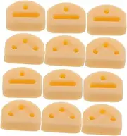 COOPHYA 12 Pcs Guitar String Clamp Beads Durable String Retainer Guide for Acoustic Nylon Guitar for Secure Attachment and Firm Hold