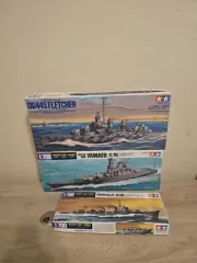 New Tamiya Japanese Battleship Yamato & Shimakaze 1/700 Scale & DD445 Fletcher