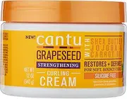 Cantu Grapeseed Strengthening Curl Cream, 12 oz