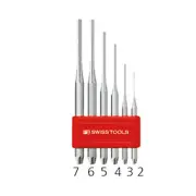 6pcs Parallel Pin Punch Set Hand Tools Model No. 750BCN Made in Swiss