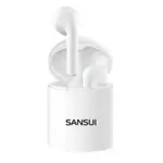 售出不退-SANSUI山水真無線藍芽黑色耳機SBT-X01