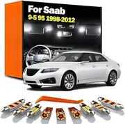 LED Interior Dome Map Luggage Foot Light Kit, For Saab 9-5 95 YS3E YS3G 1998-2008 2009 2010 2011 2012 Car Bulbs Accessories